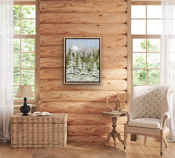 Snowy Forest Art Print