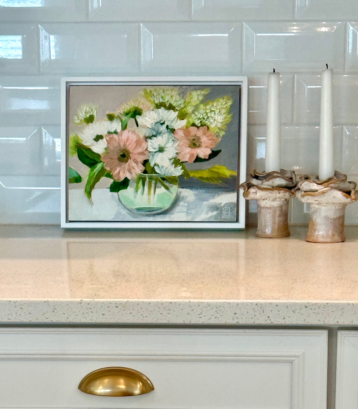 "Gracious Host" original floral painting