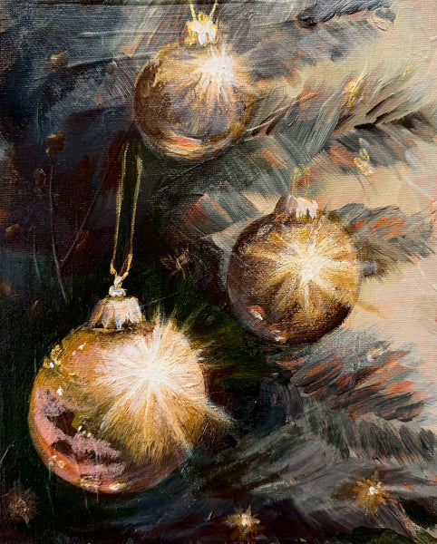 Christmas Glow Folded Greeting Cards