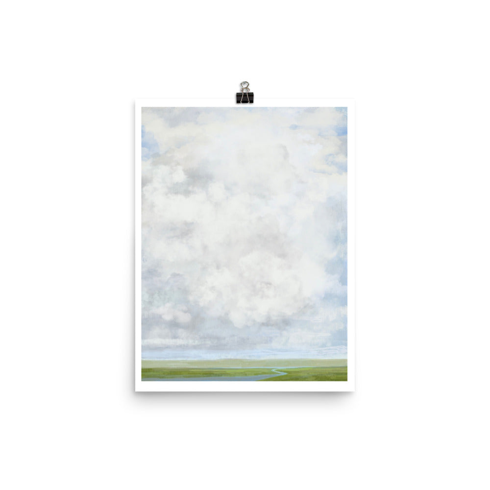 Sky Song coastal marsh sky print