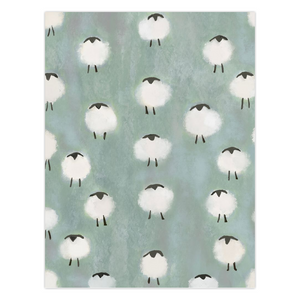 Flock of Sheep  folded cards - 2 sizes (set of 10)