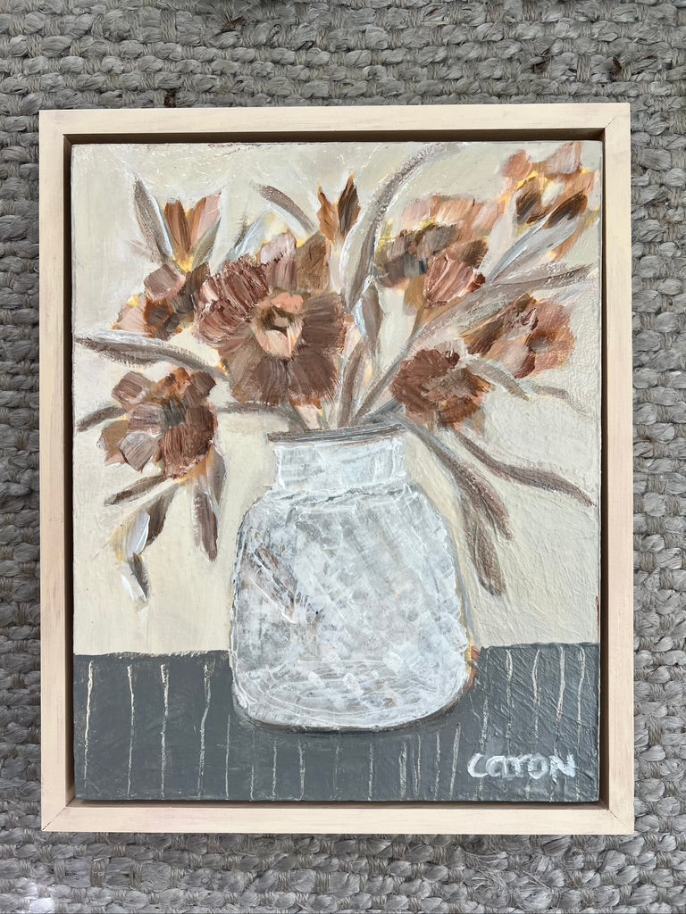 Pleasant Company original neutral floral still life