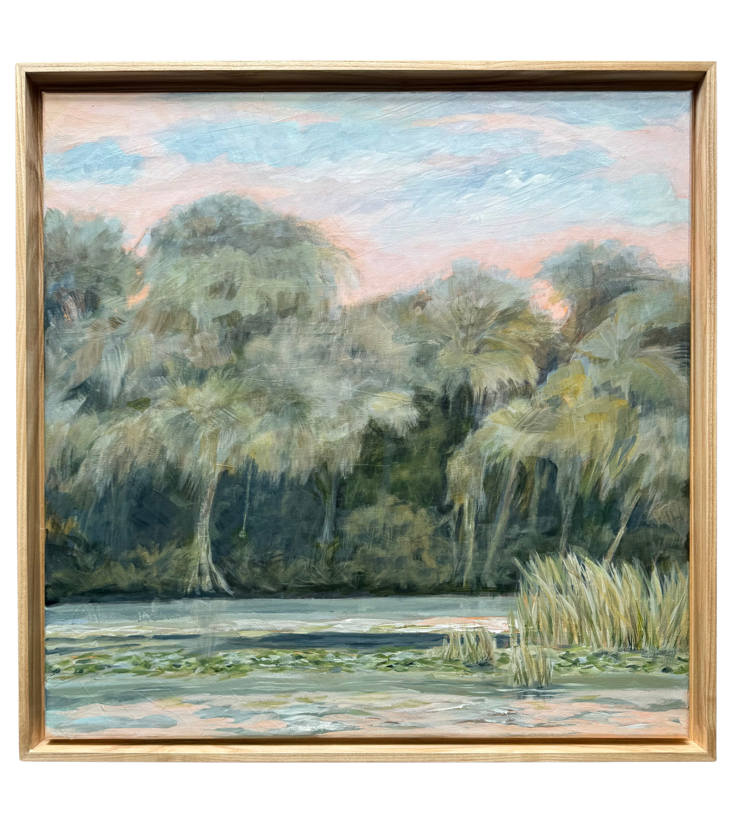 "It's Only Natural" Original Lake Painting