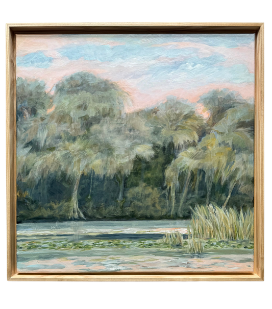 "It's Only Natural" Original Lake Painting