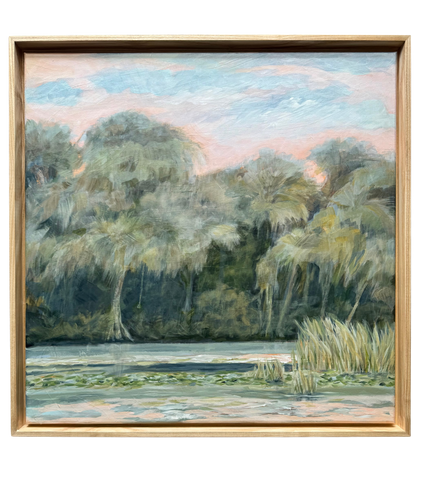 "It's Only Natural" Original Lake Painting