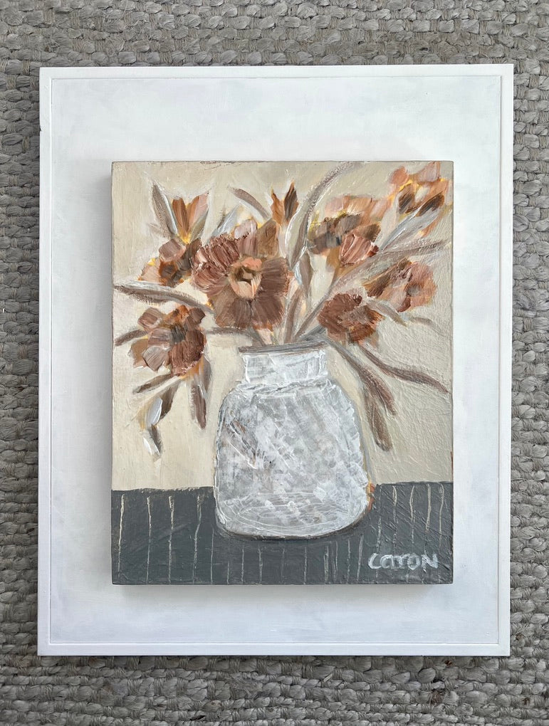 Pleasant Company original neutral floral still life