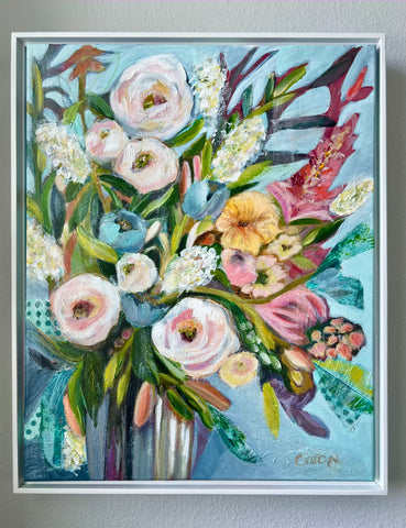 "Abundance of Heart" original floral painting