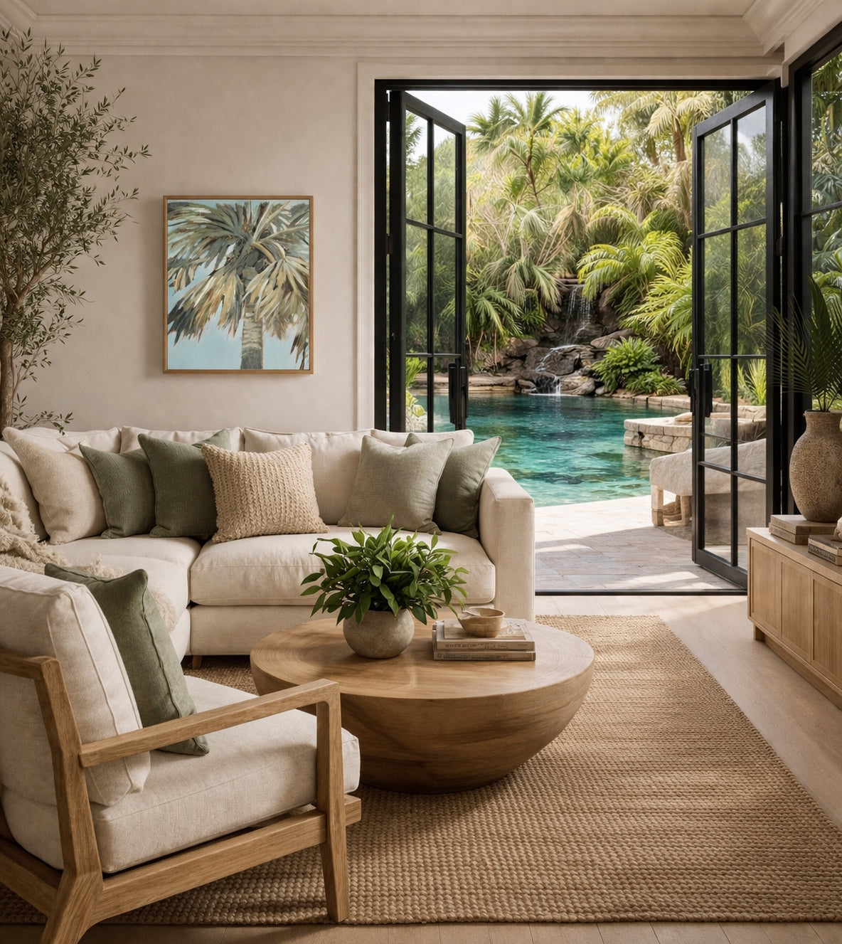 Breezy Palm Art Print