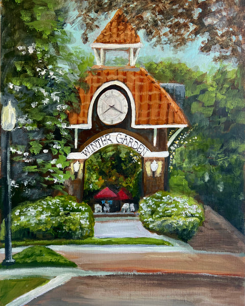 Clock Tower original painting