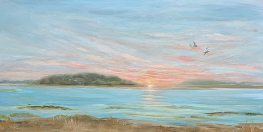 Down Time original coastal painting
