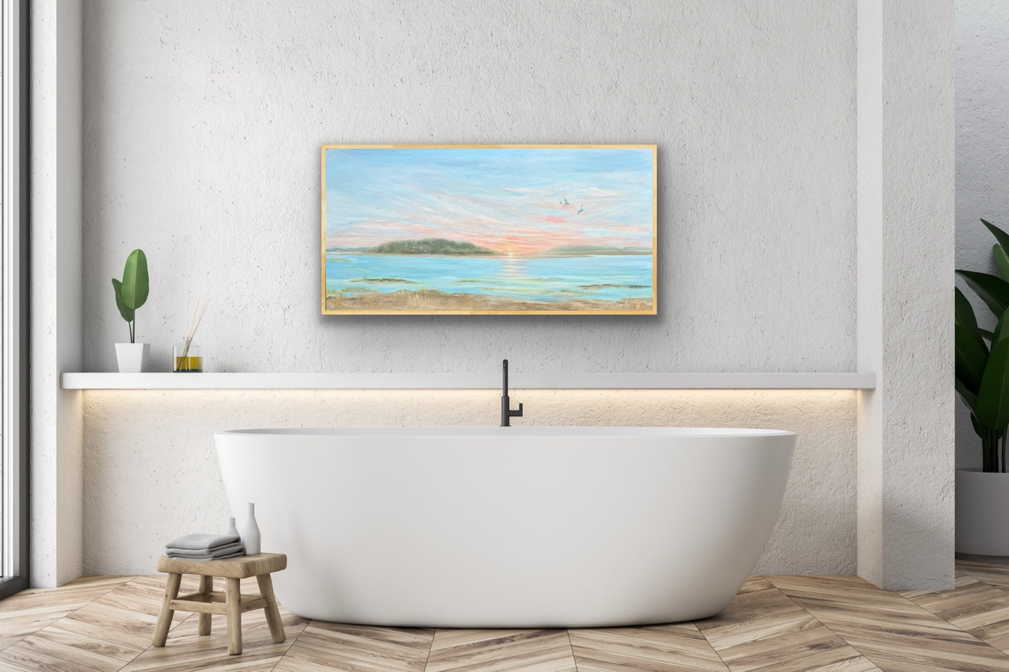 Down Time original coastal painting
