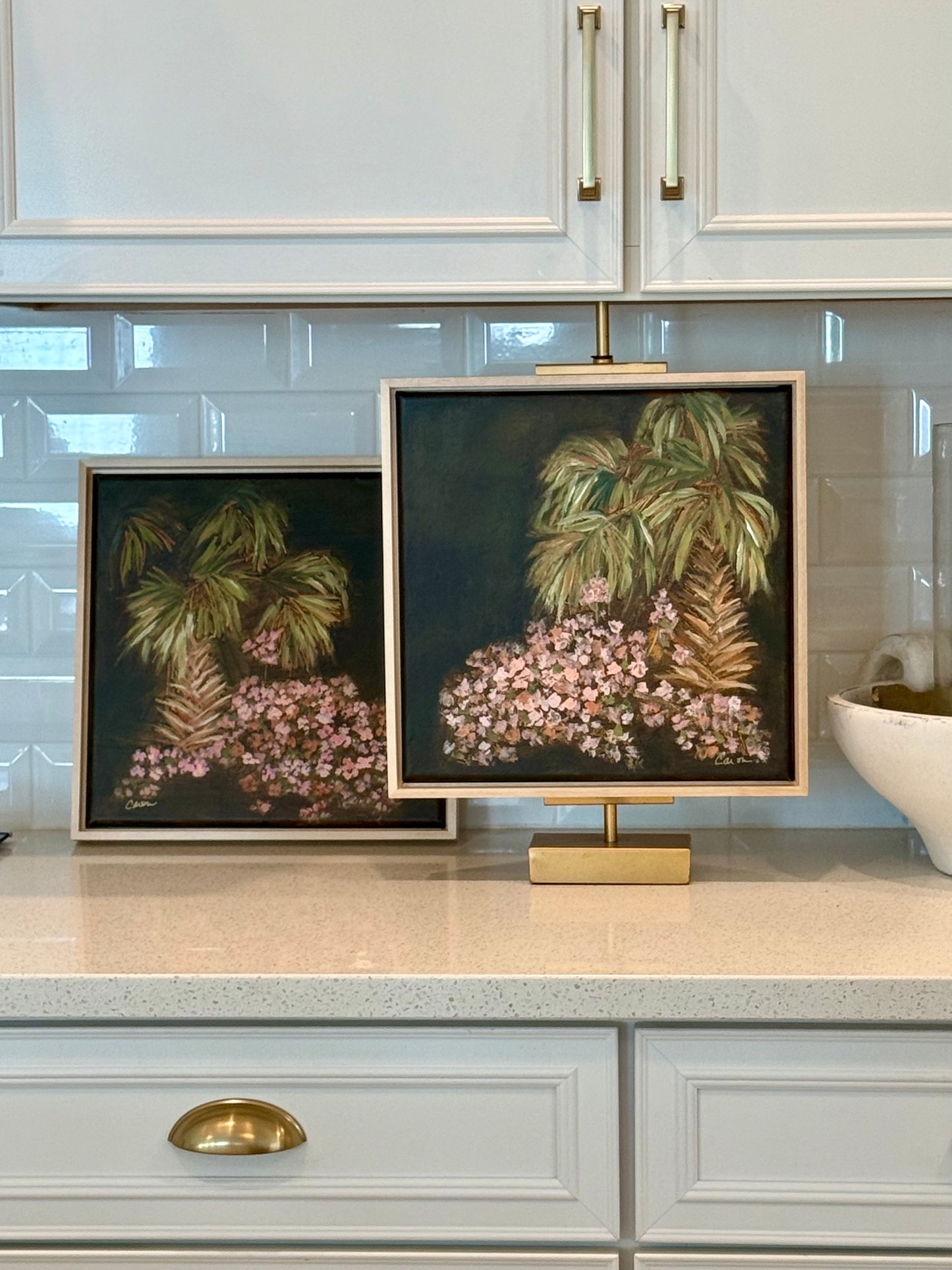 High Season No 2 original palm & azaleas painting