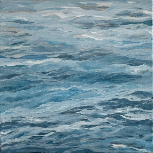"Wave Length" coastal ocean original painting