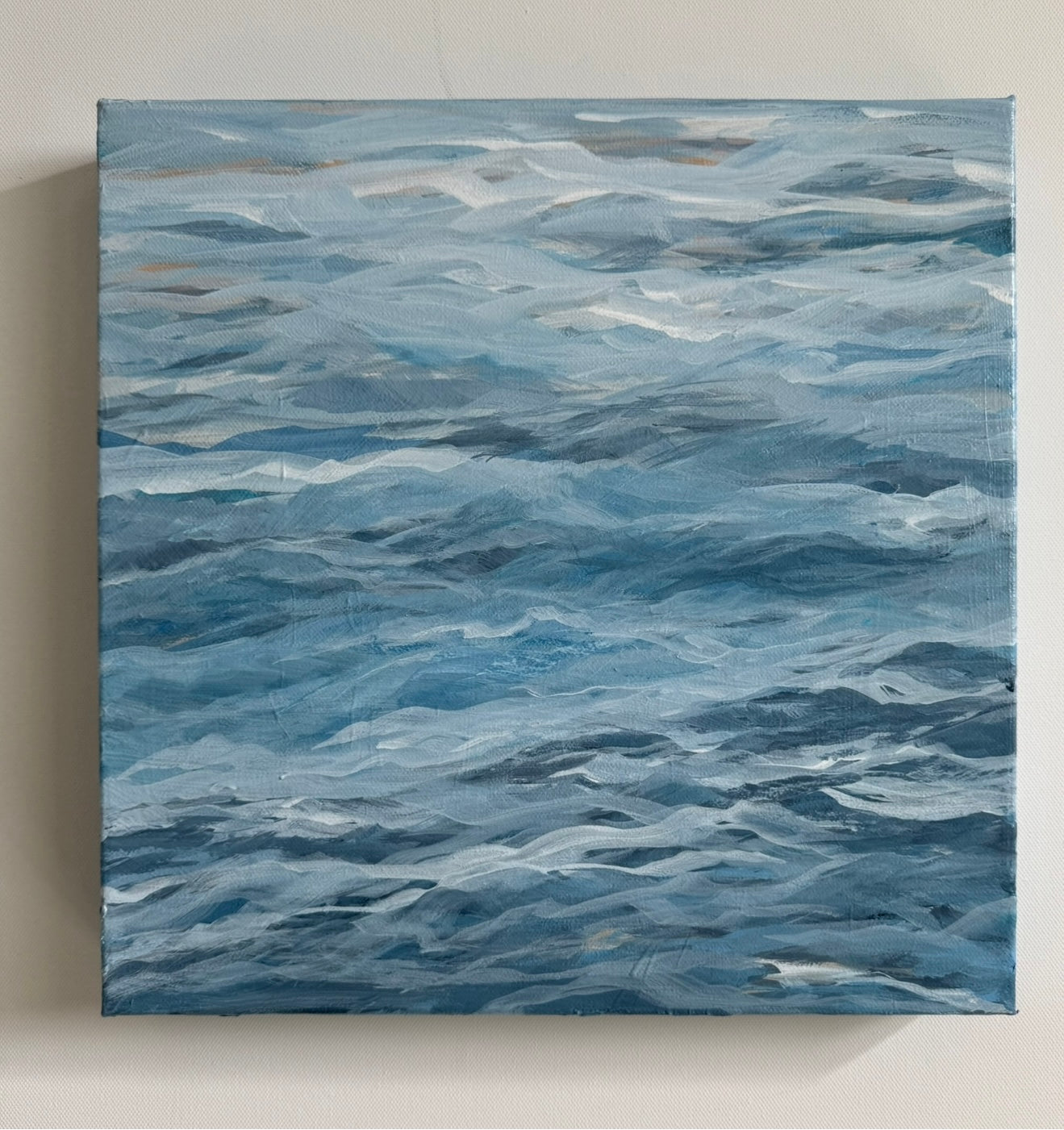 "Wave Length" coastal ocean original painting