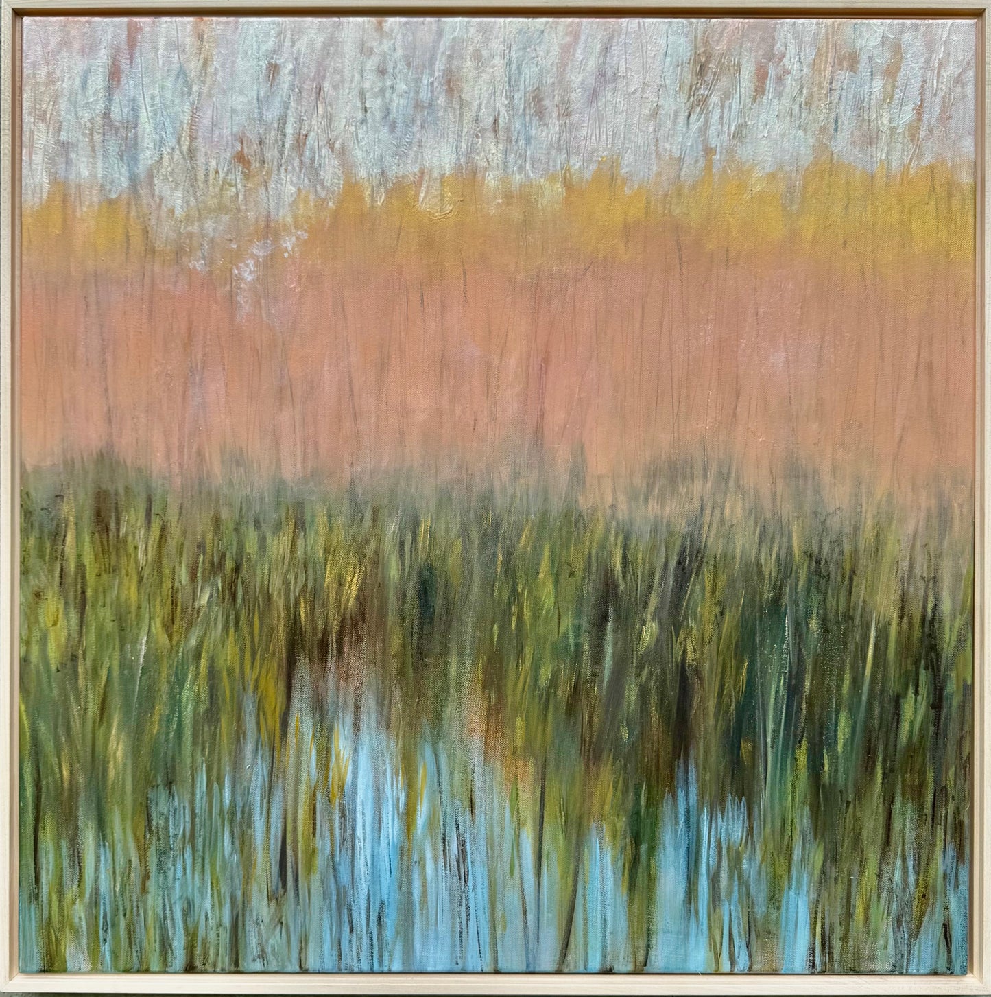 "Conversation Piece" 30 x 30 original painting