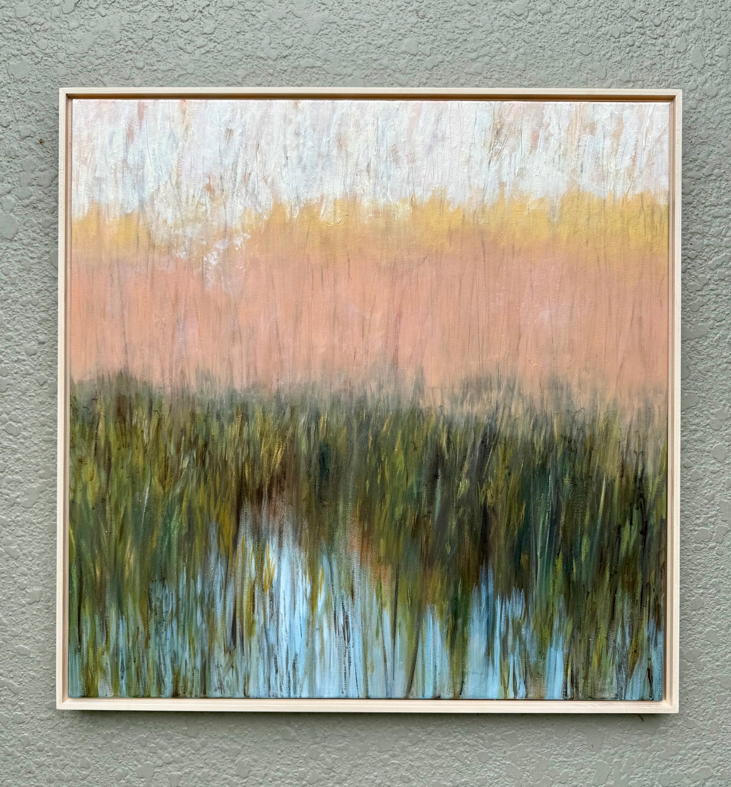 "Conversation Piece" 30 x 30 original painting