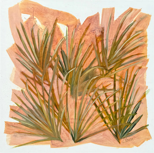 "Euphoria" original abstract palmetto painting