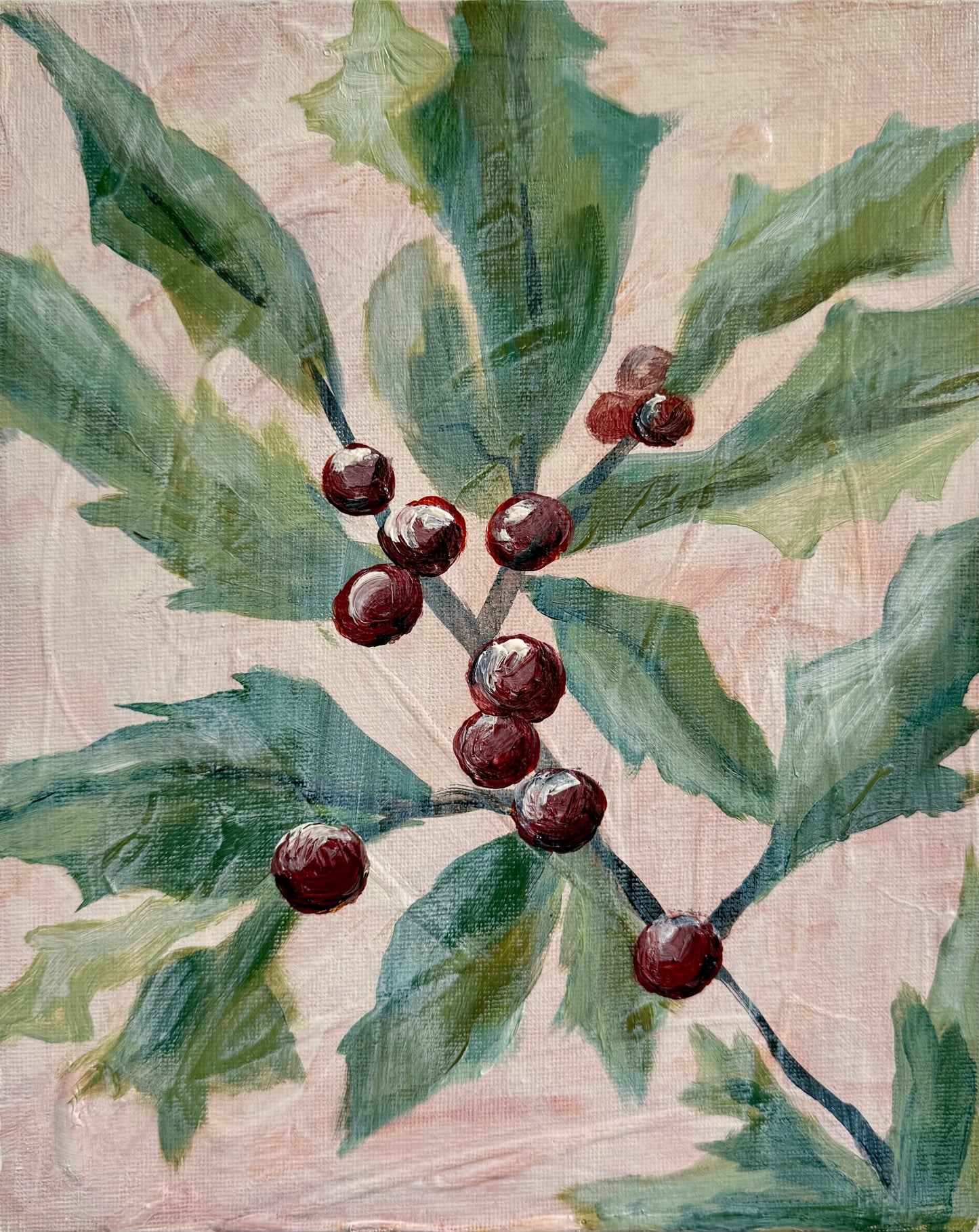 Winter's Gift Original Christmas Painting