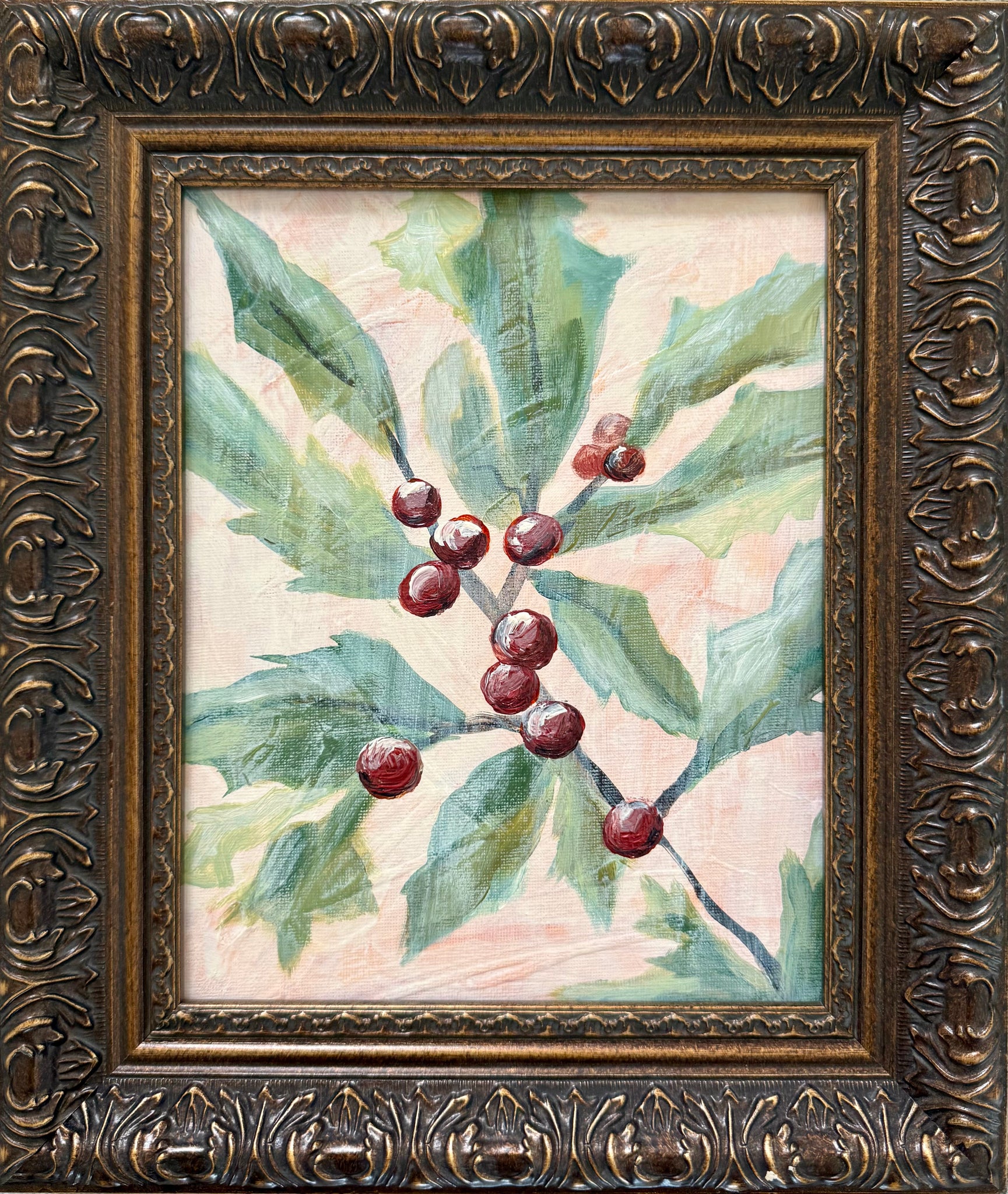 Winter's Gift Original Christmas Painting