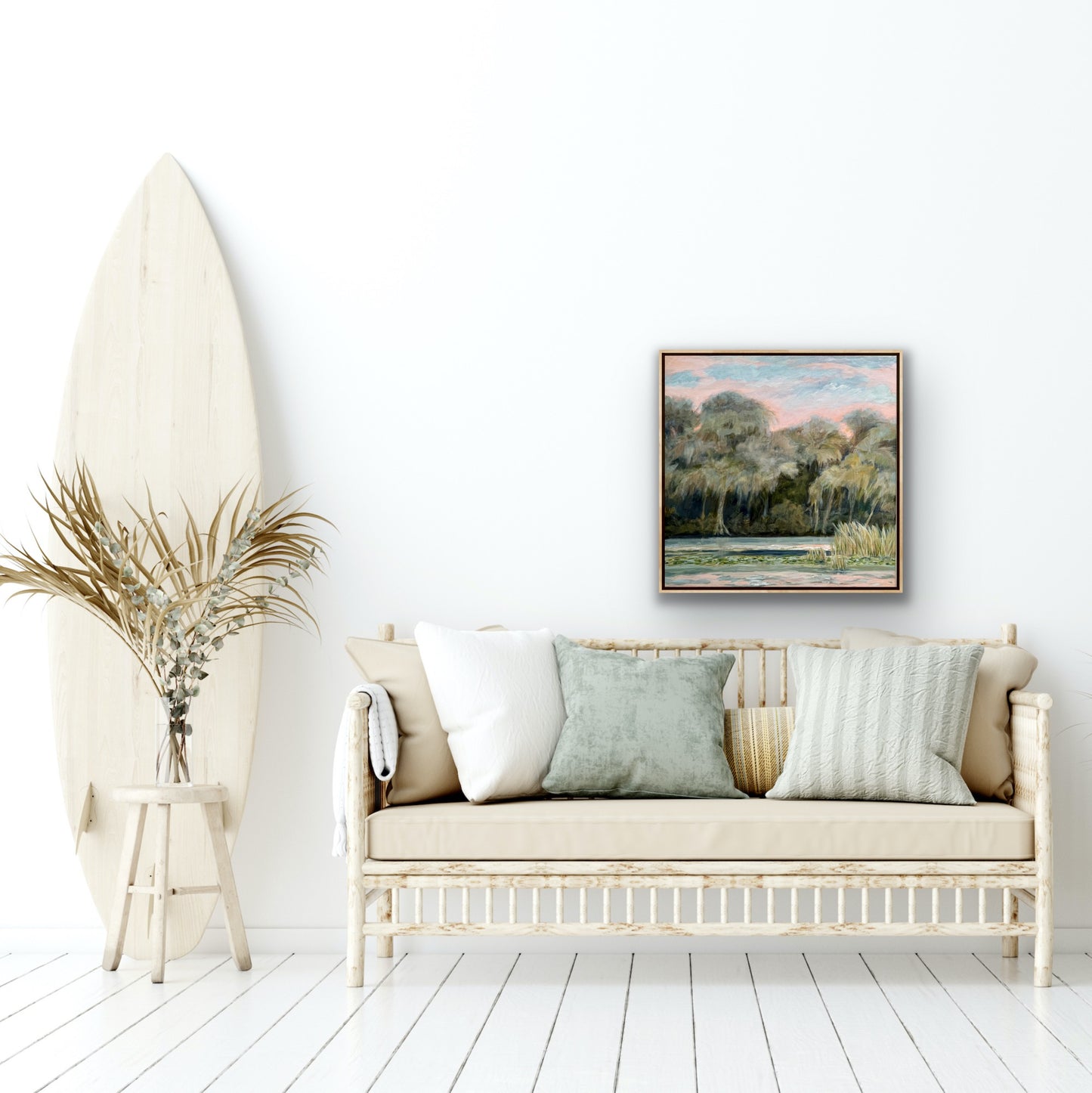 "It's Only Natural" Original Lake Painting