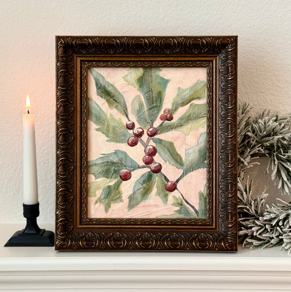 Winter's Gift Original Christmas Painting