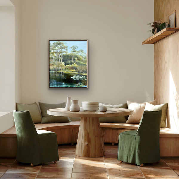 "Wild Beauty" Original Lake Painting 25 x 31"