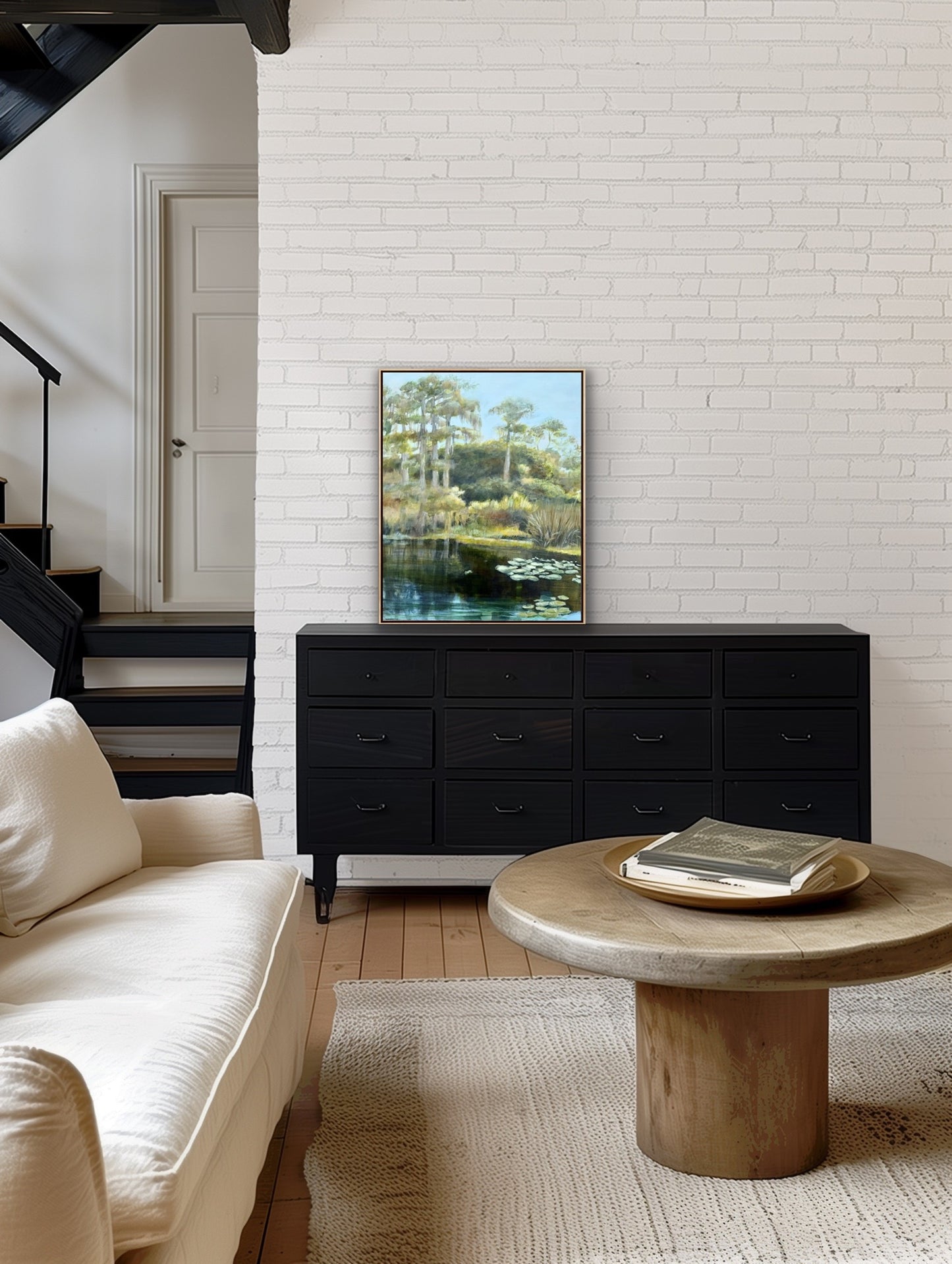 "Wild Beauty" Original Lake Painting 25 x 31"