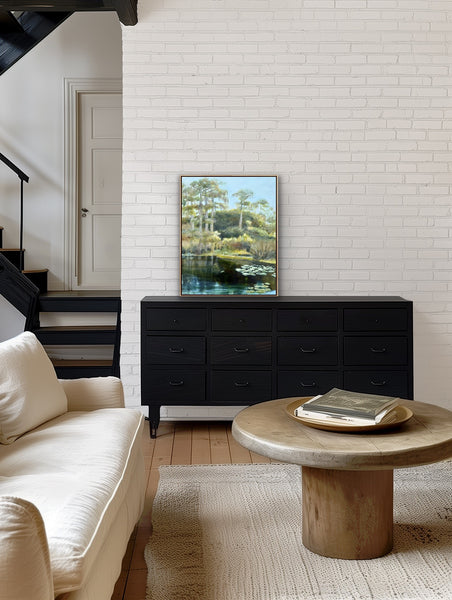 "Wild Beauty" Original Lake Painting 25 x 31"