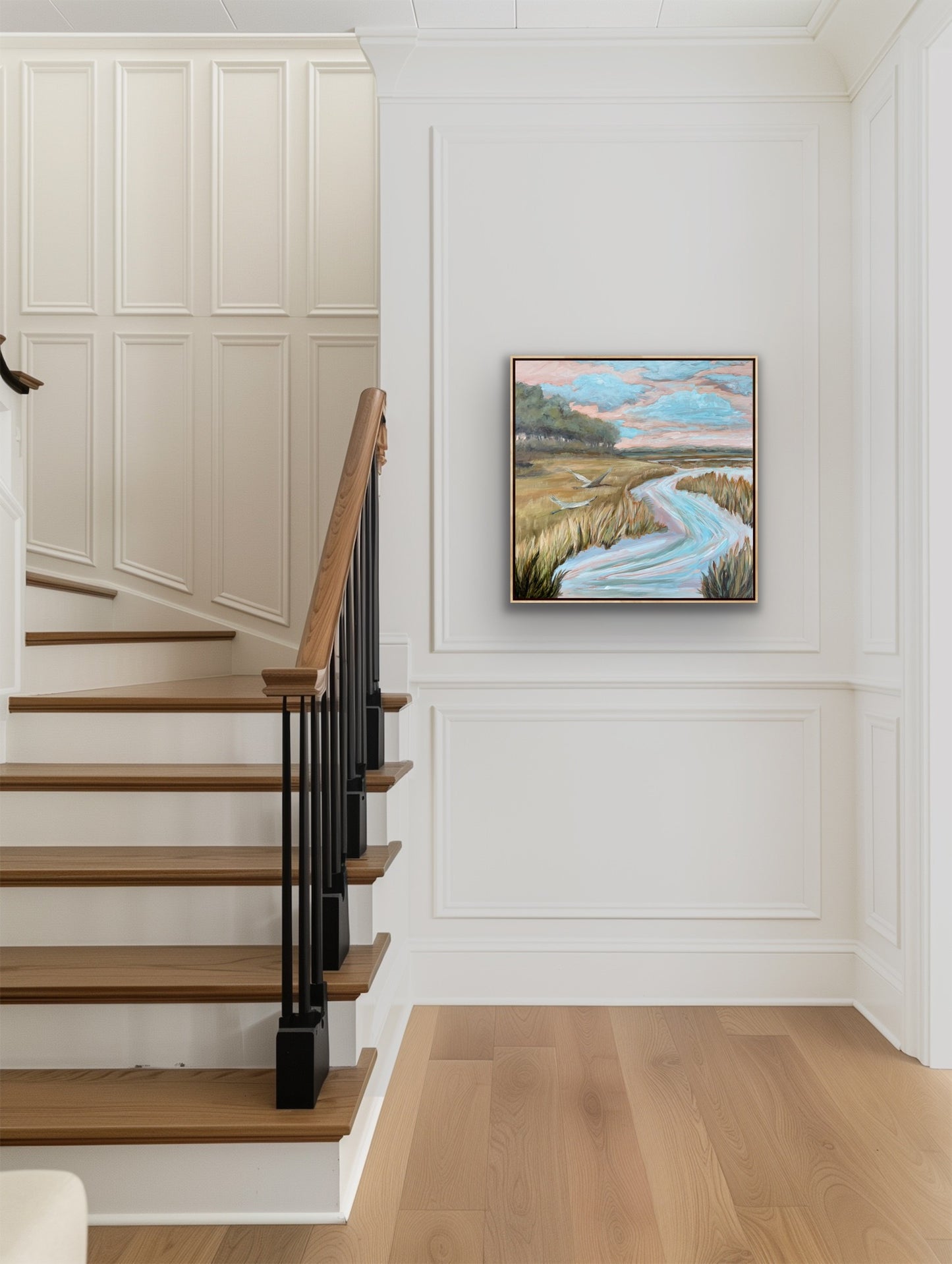 Sweetwater Calling 30 x 30" marsh painting