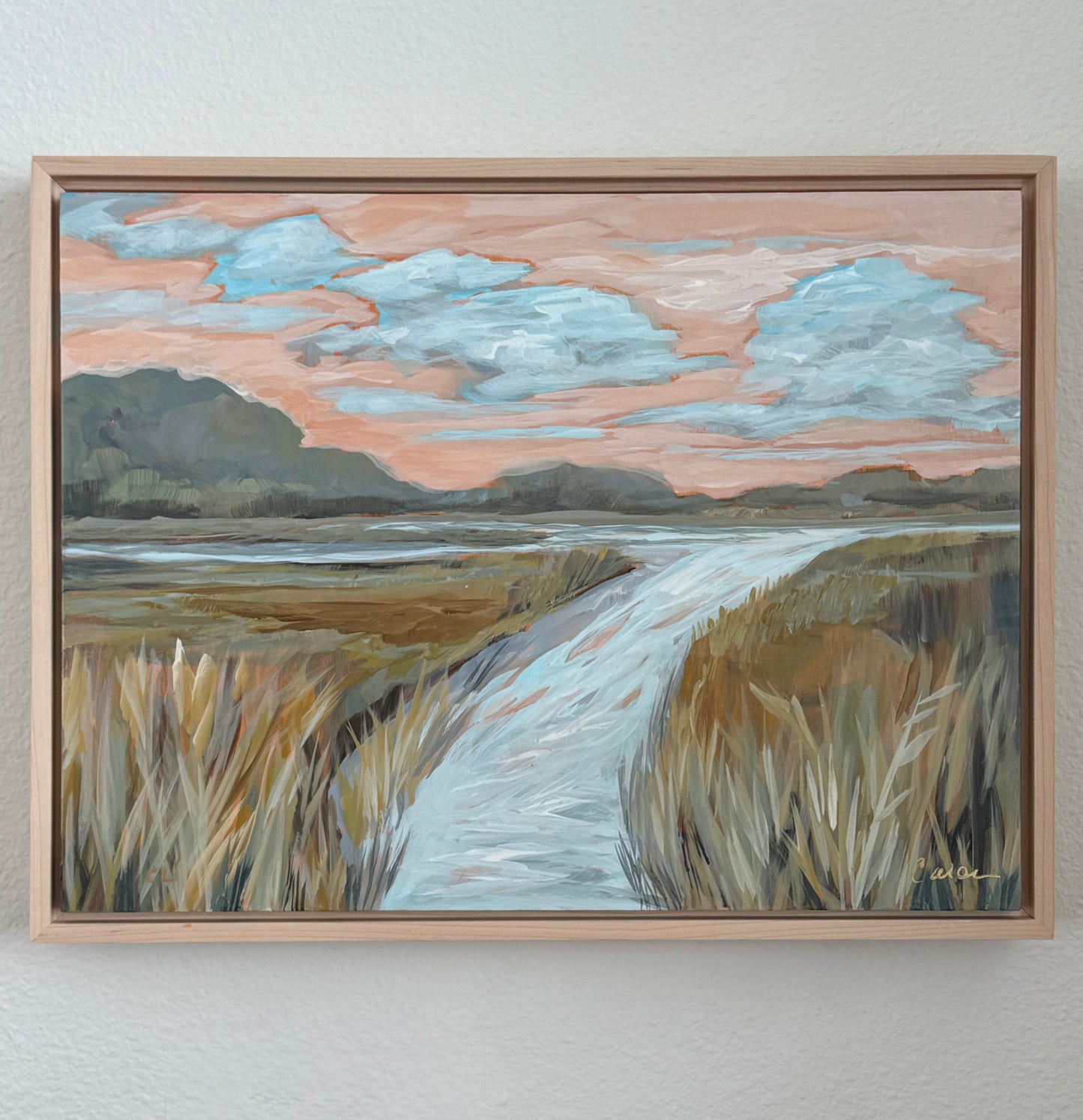"Sweetwater Calling" original coastal marsh painting