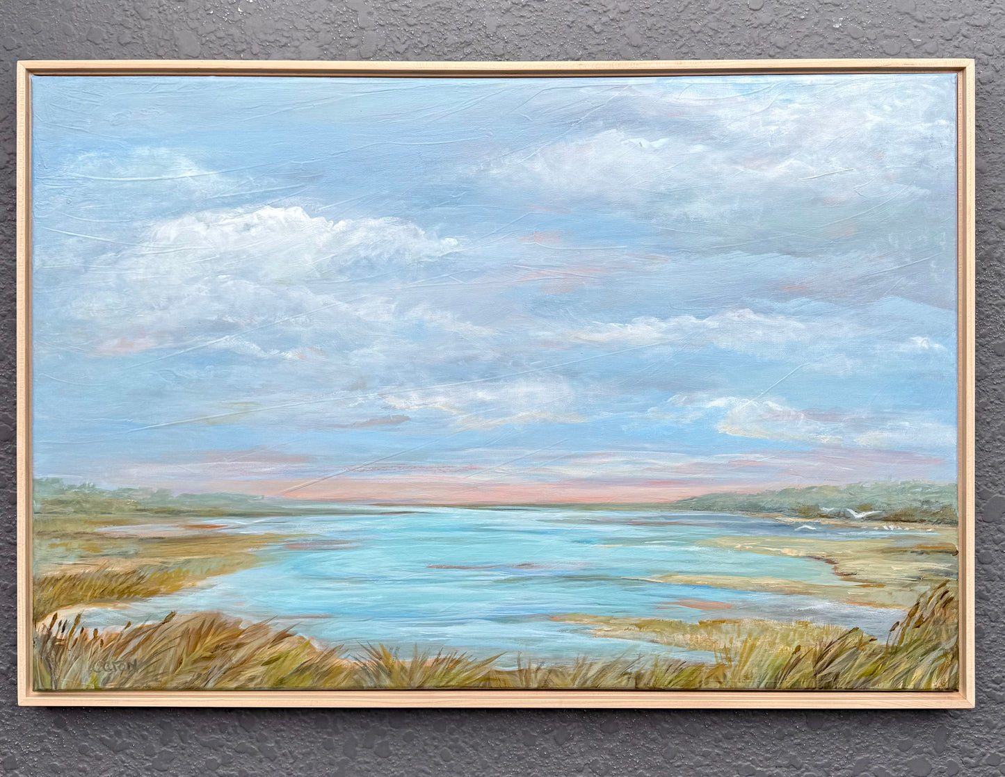 Mellow Moments 24 x36" original marsh painting