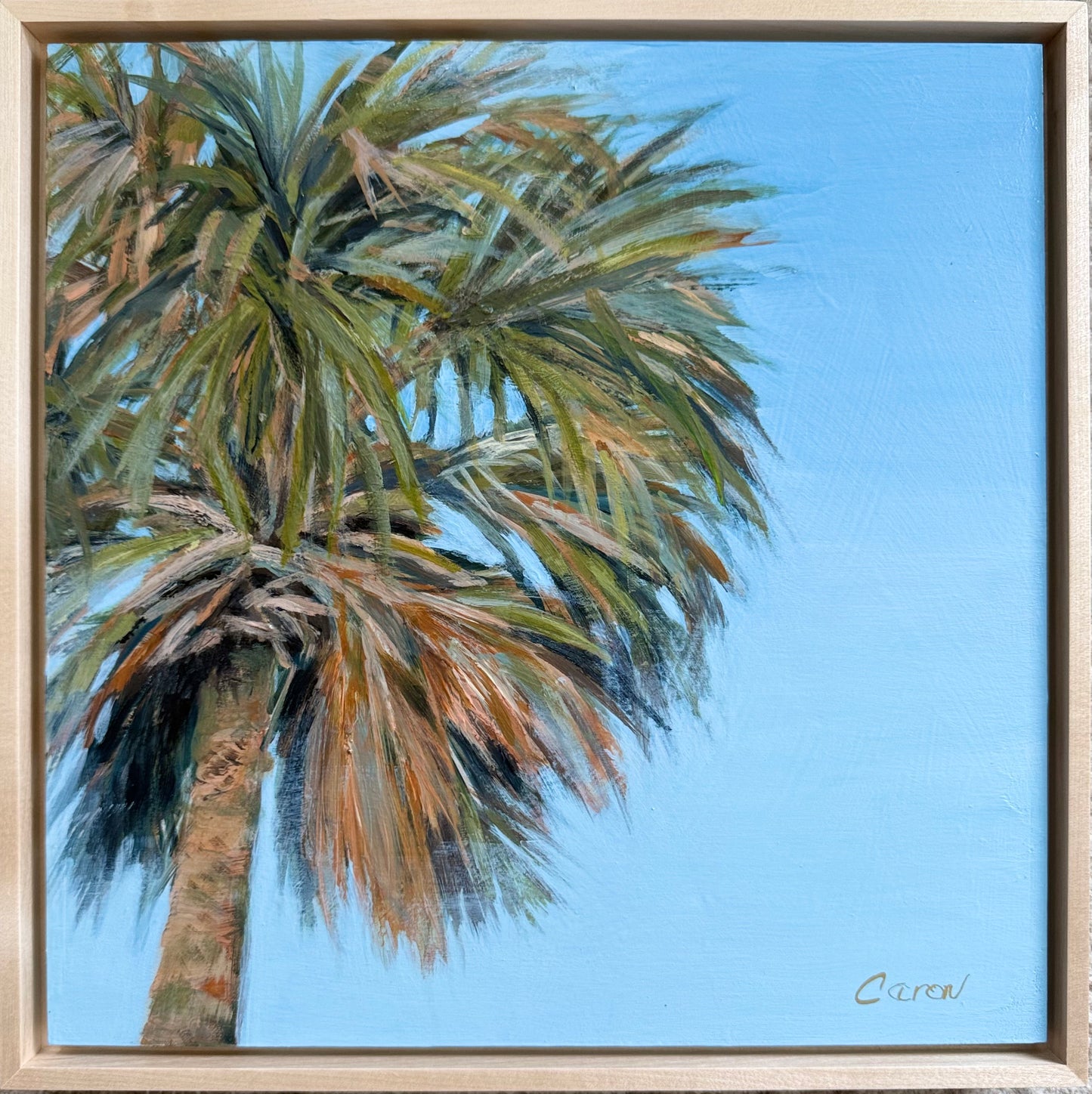 "Natural Habitat" original palmetto palm tree painting