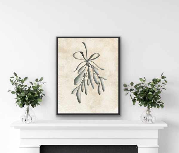 Mistletoe art print