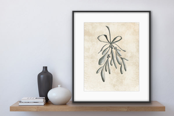 Mistletoe art print