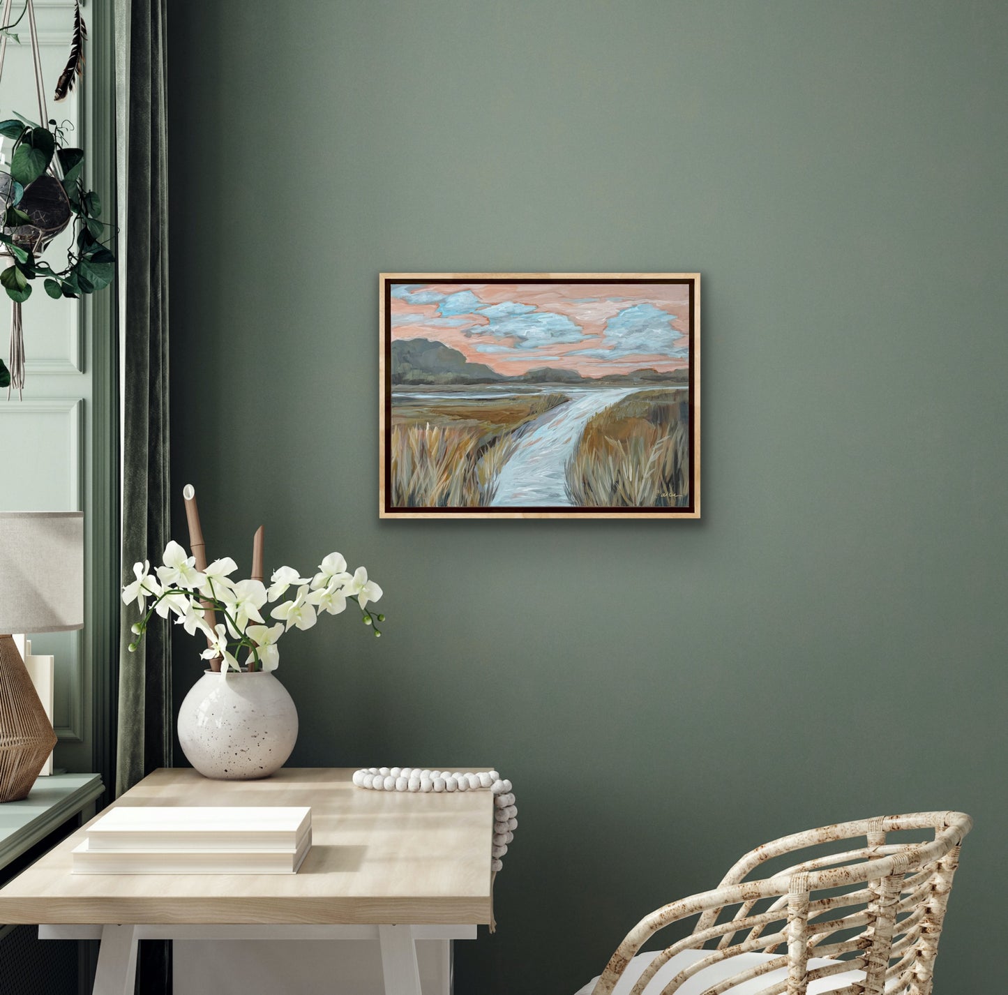 "Sweetwater Calling" original coastal marsh painting