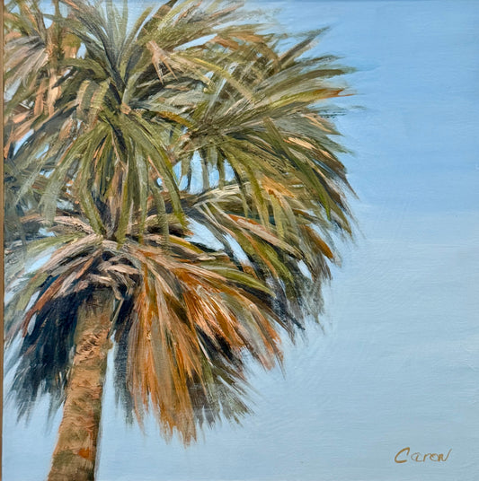 "Natural Habitat" original palmetto palm tree painting
