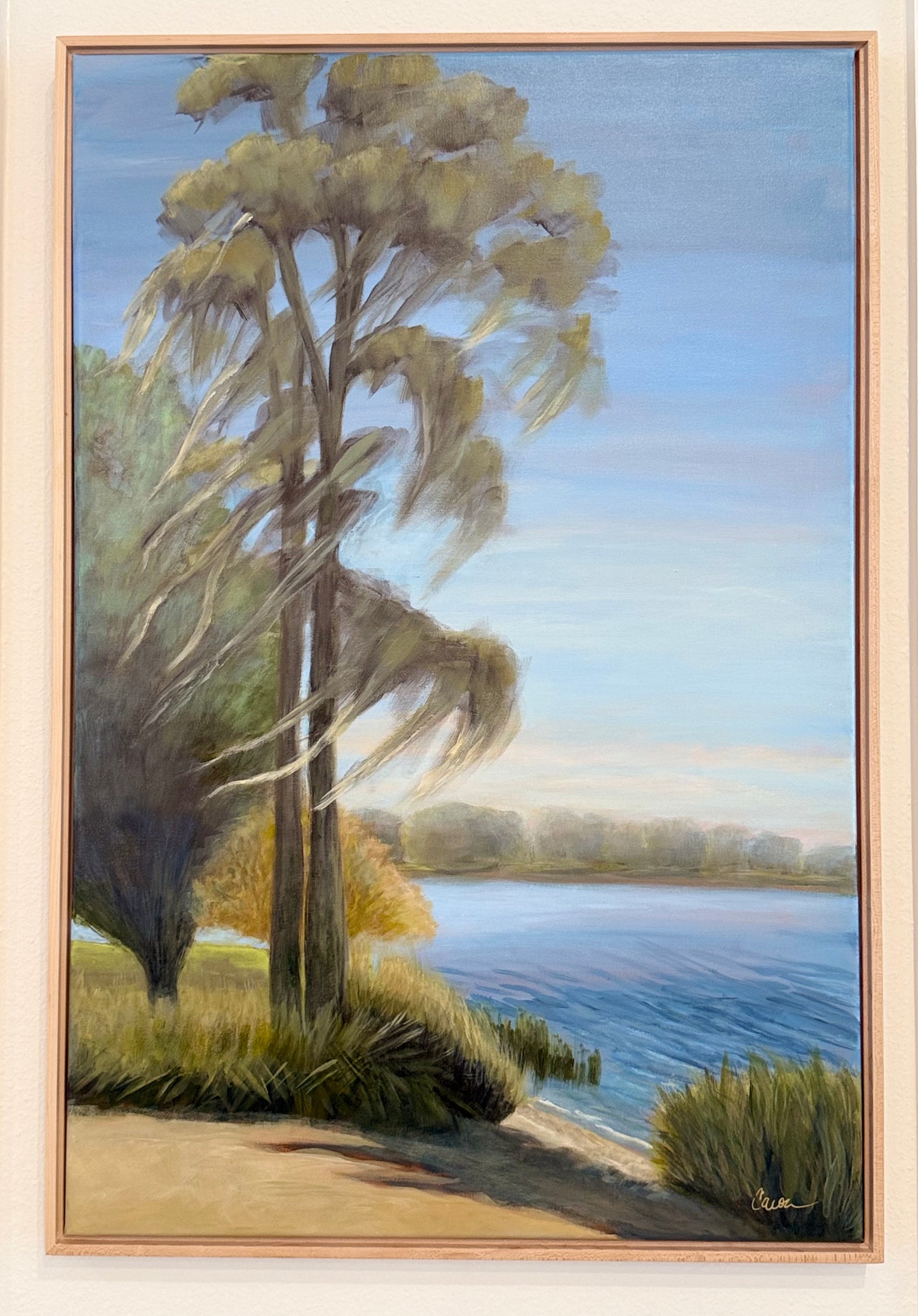 "Glorious Day" original lake painting