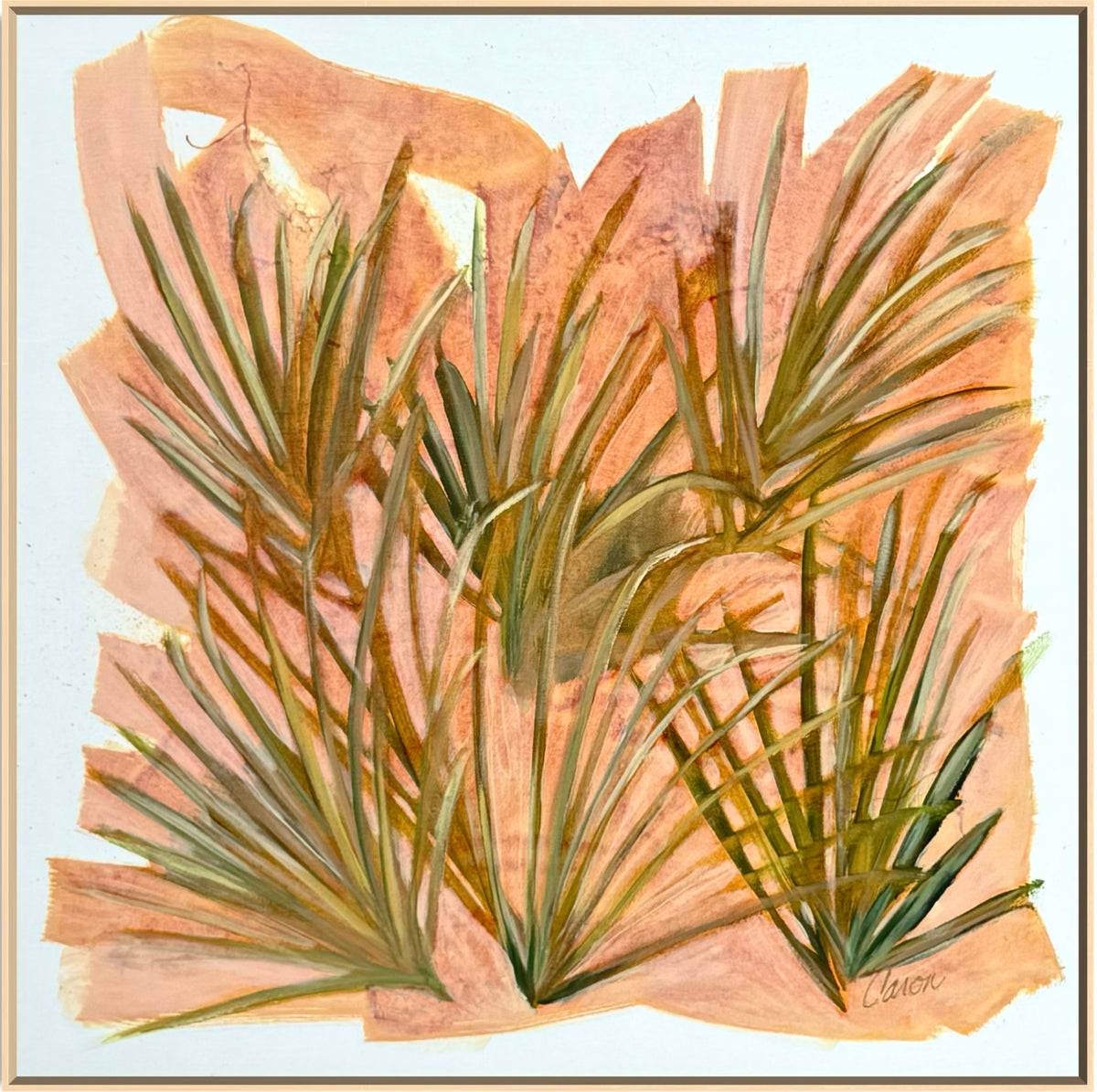 "Euphoria" original abstract palmetto painting
