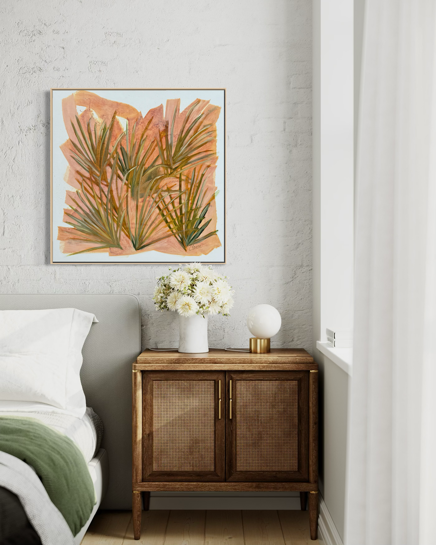 "Euphoria" original abstract palmetto painting