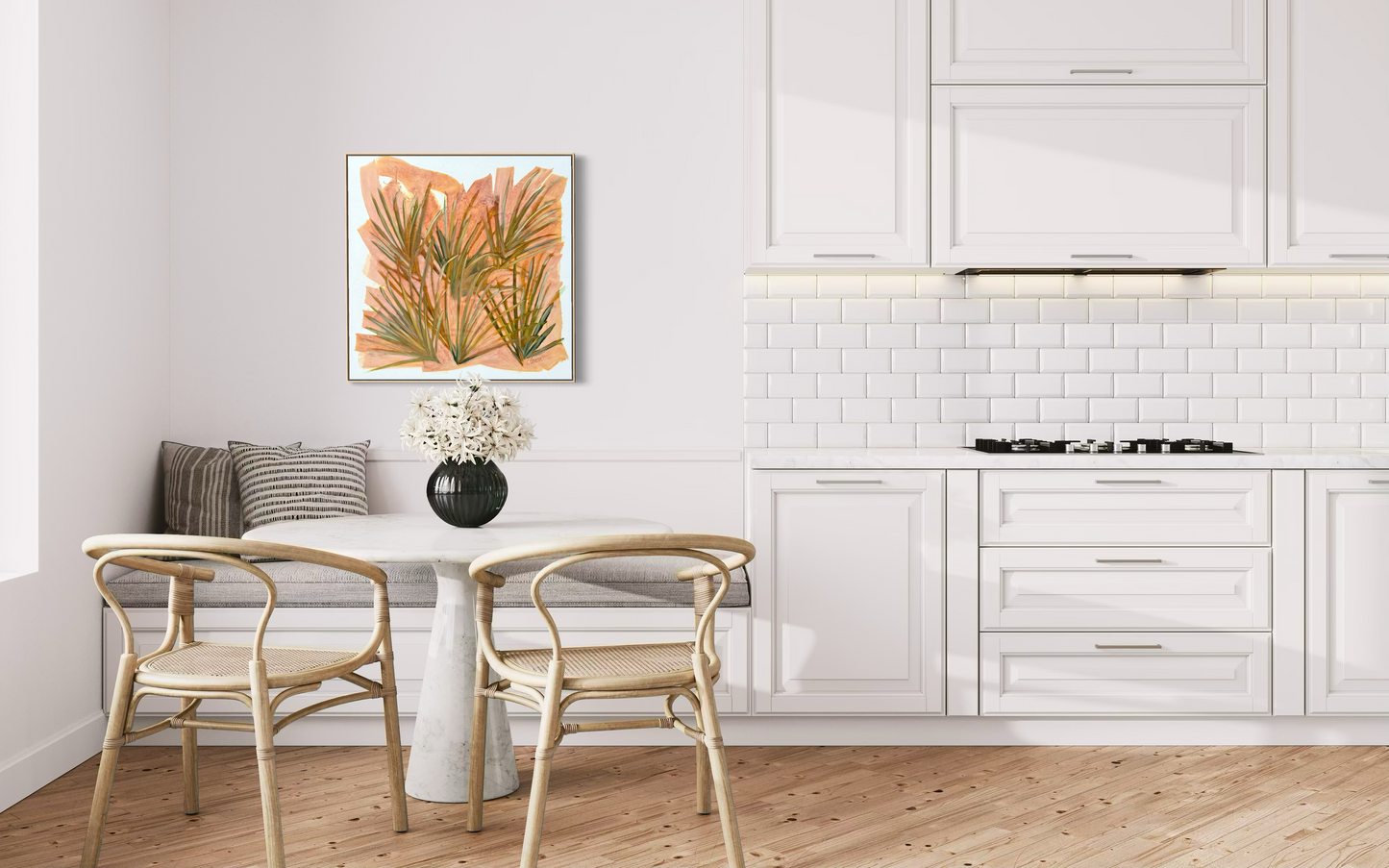 "Euphoria" original abstract palmetto painting