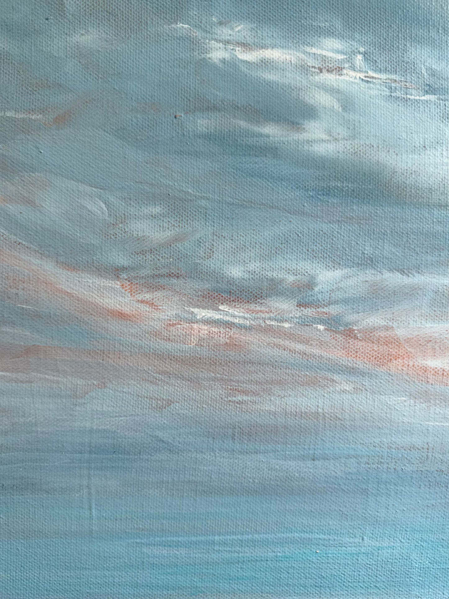 Bright Now 8 x10 original sky painting