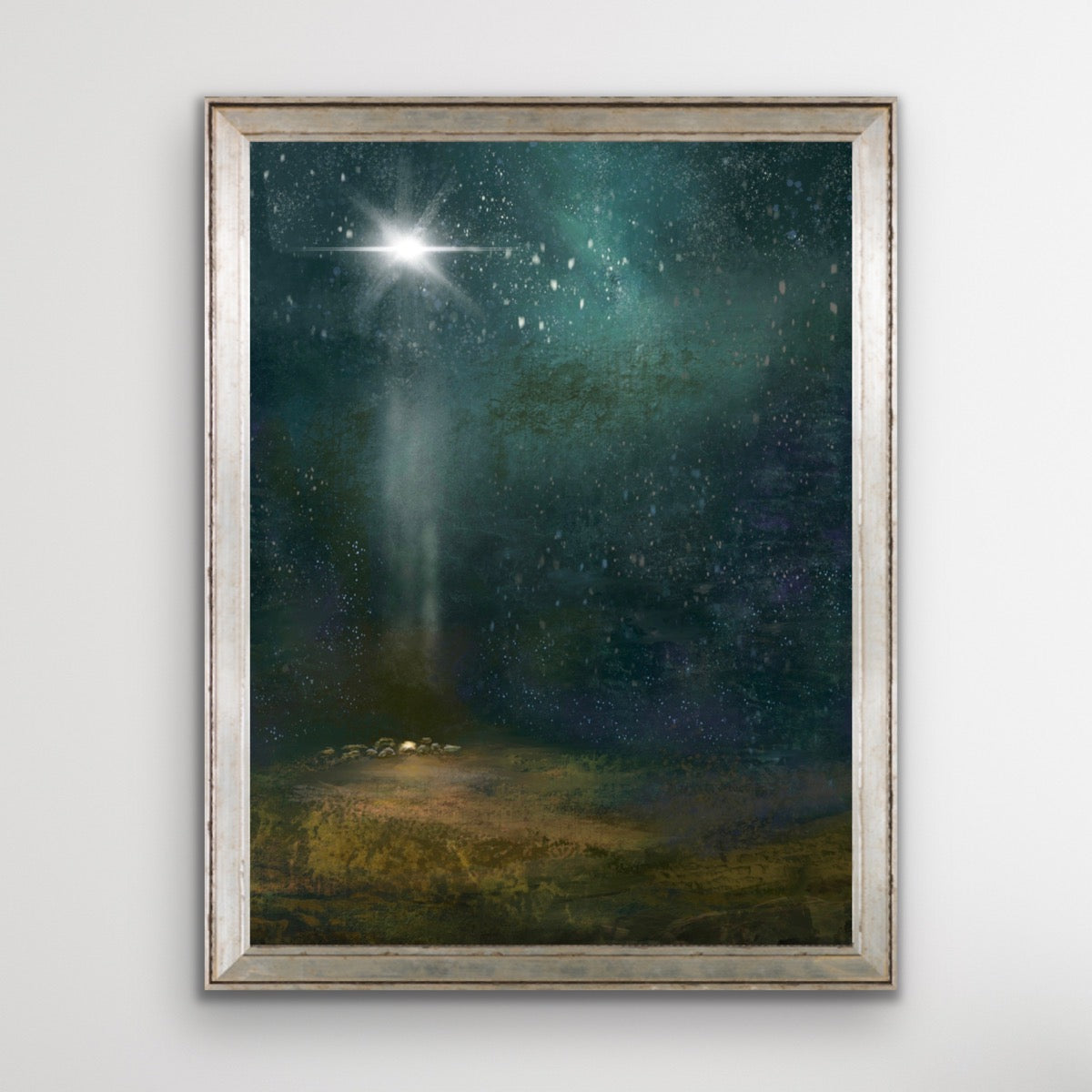 Bethlehem Star Nativity Christmas Print (4 sizes)