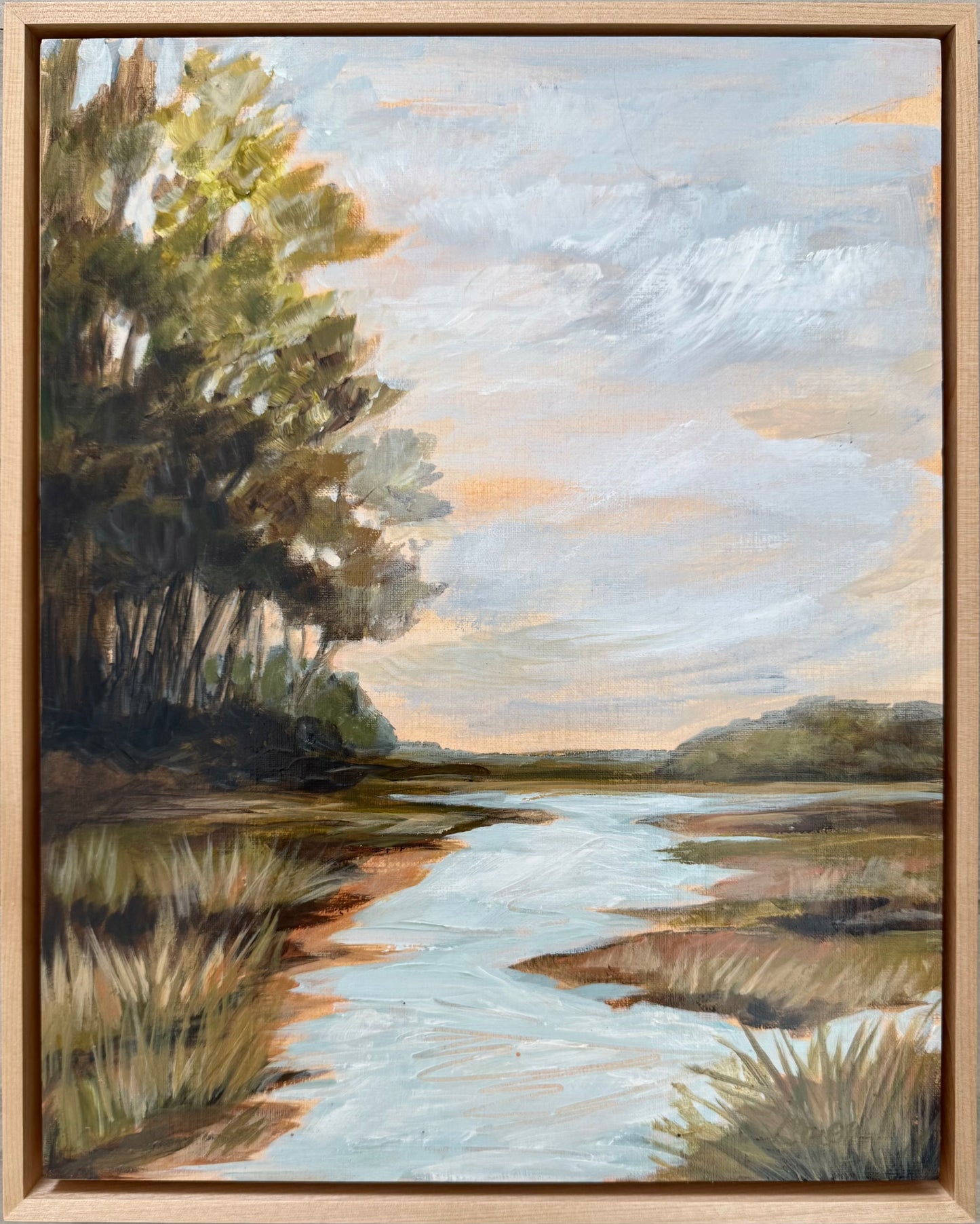 Grasslands No. 1 -11x 14" original landscape painting