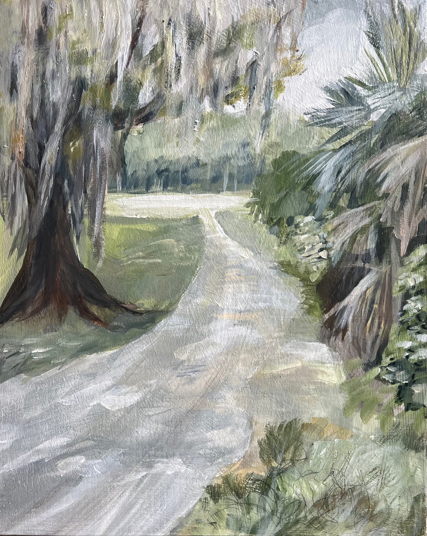 SOLD- Shady Lane original painting