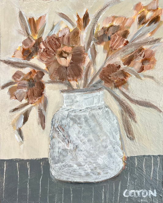 Pleasant Company original neutral floral still life