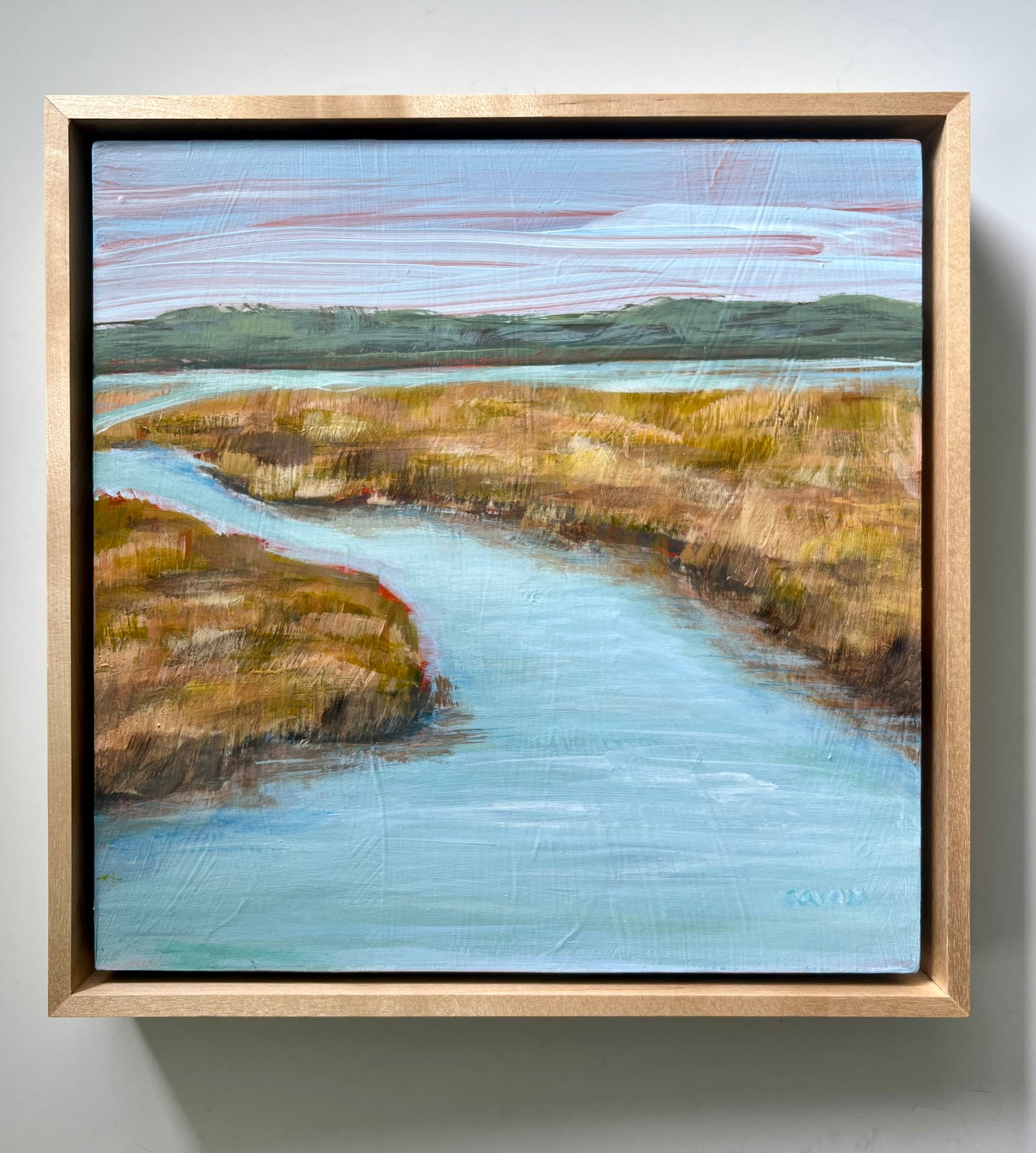 Marsh View I original painting