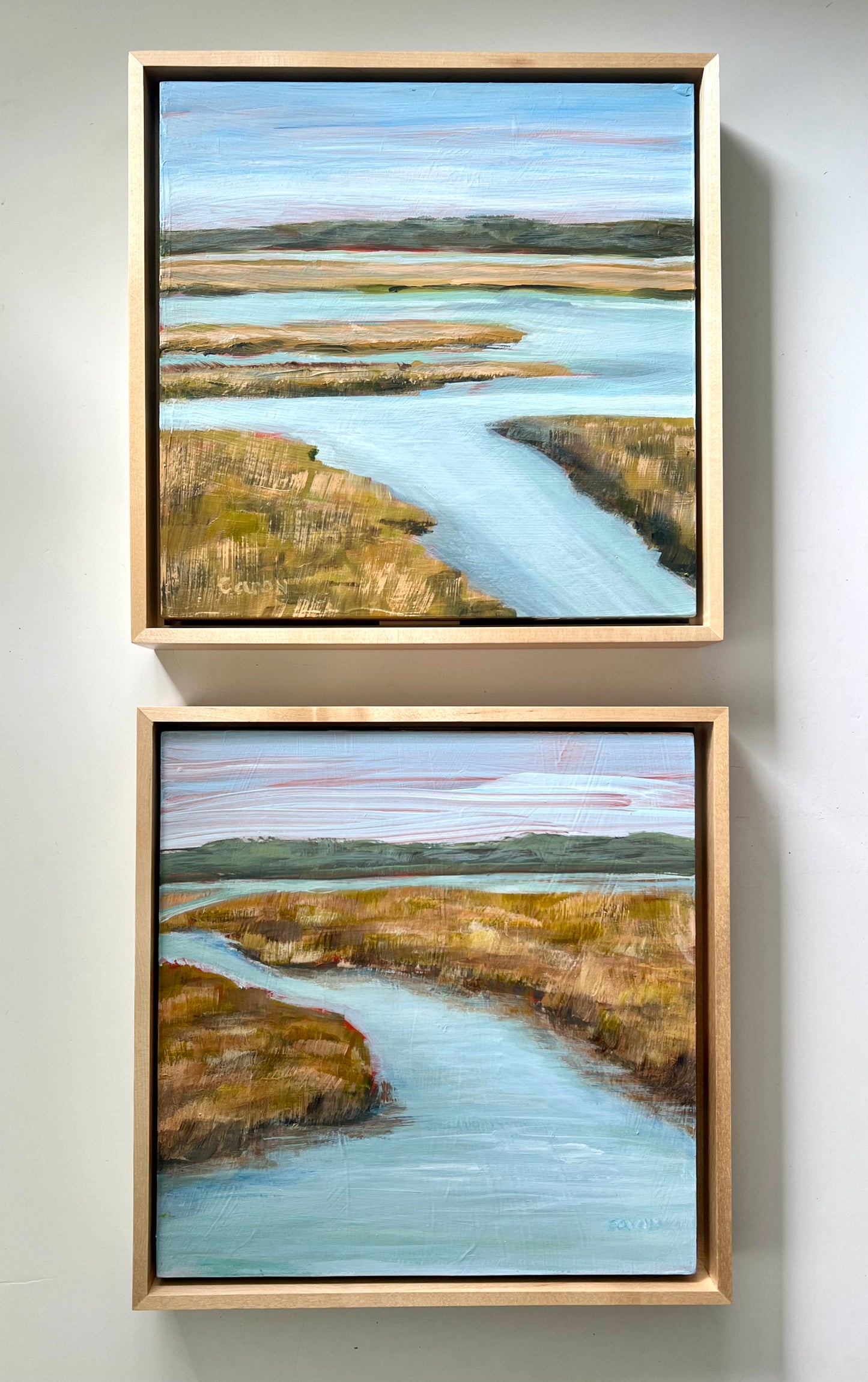 Marsh View I original painting
