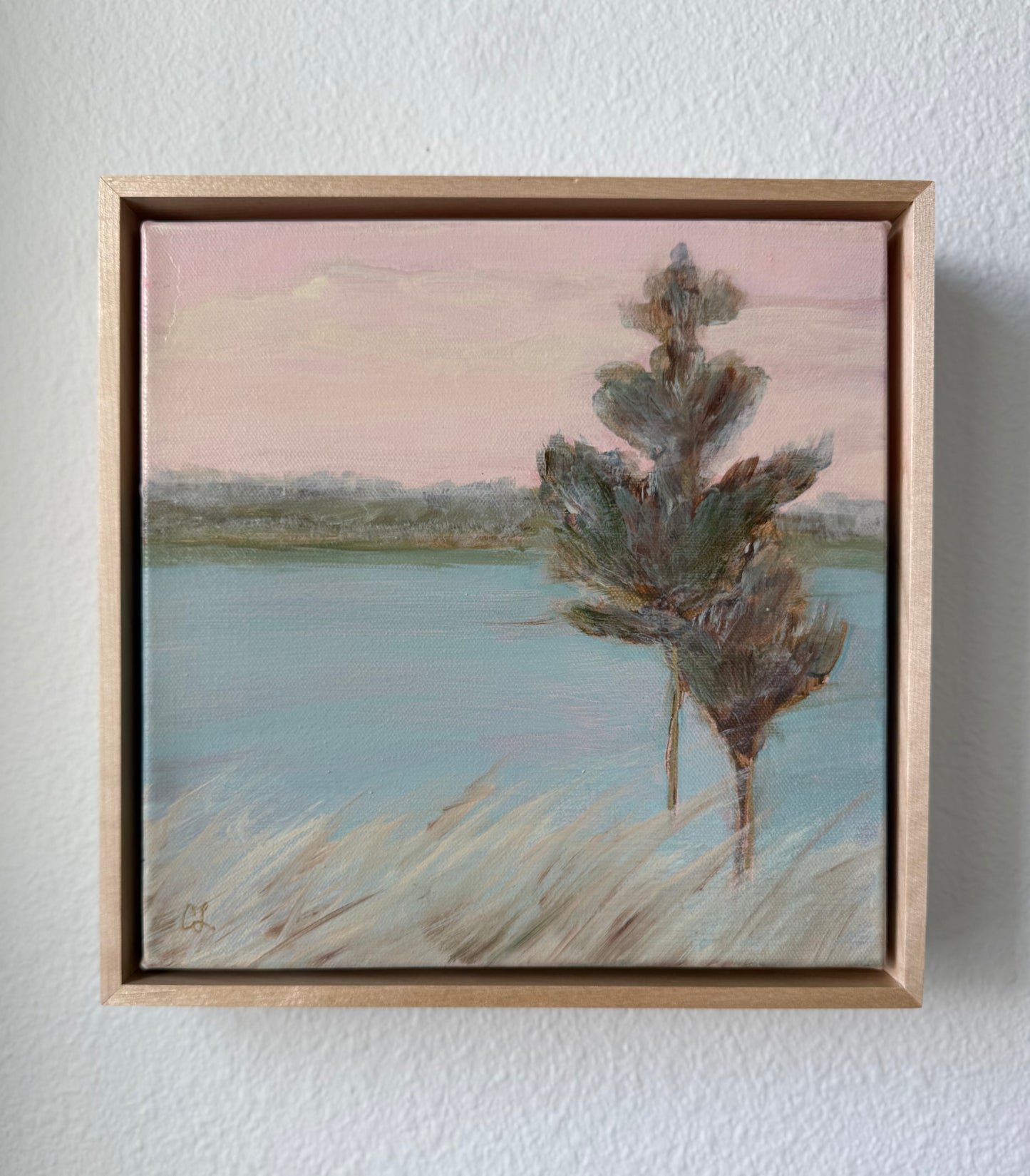 Viewpoint No. 4 original 10 x 10" landscape painting