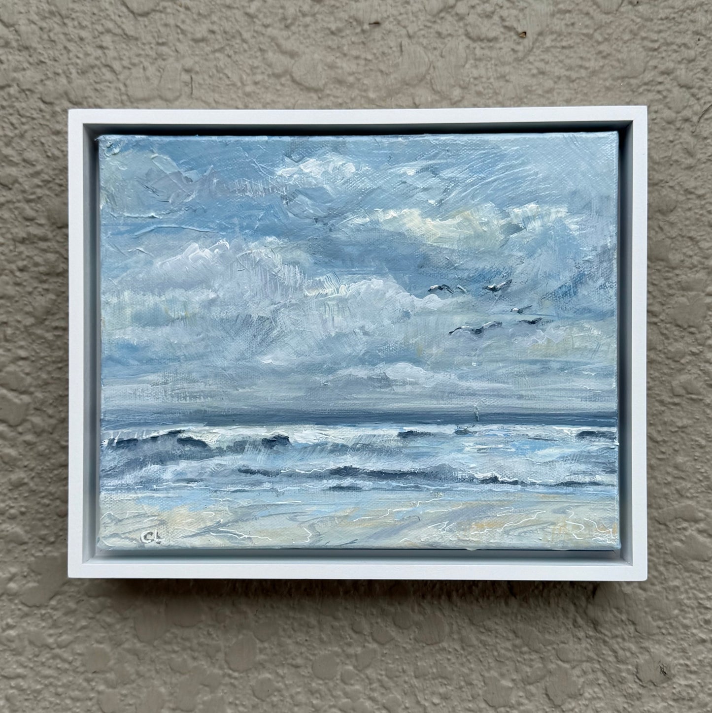 "Coastal Blues" original coastal beach painting