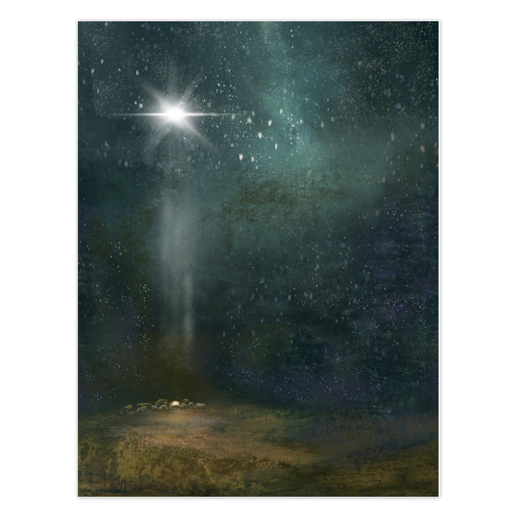 Wondrous Night 10 - 4.25 x 5.5" Folded Cards